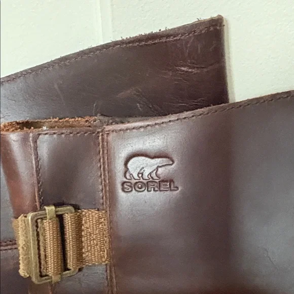 Sorel Leather Rain Boots size 9 eu 40 - Picture 3 of 8